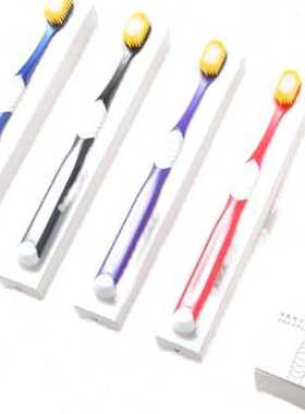 极速56b孔牙刷手动家用家庭套装情侣宽头成人女男/士专用软硬毛四