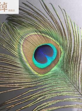 极速天然真孔雀羽毛家居摆饰 大眼睛孔雀毛客O厅 花瓶装饰品孔雀