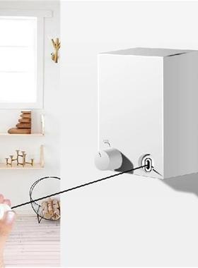 极速PunchFree Retrnactable Clothesline Hotel Wall Hanging