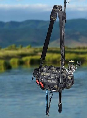 极速Leo Fishing Reel Case Camouflage PrintM Outdoor Shoulder