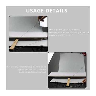 极速Steel Rope Hand Saw for Ezmergency Survival Gear Woodwor