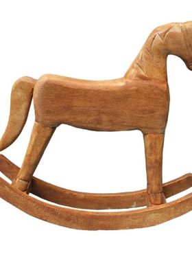 极速Modern Rockingn Horse Ornament Figurine Decorative Carvi