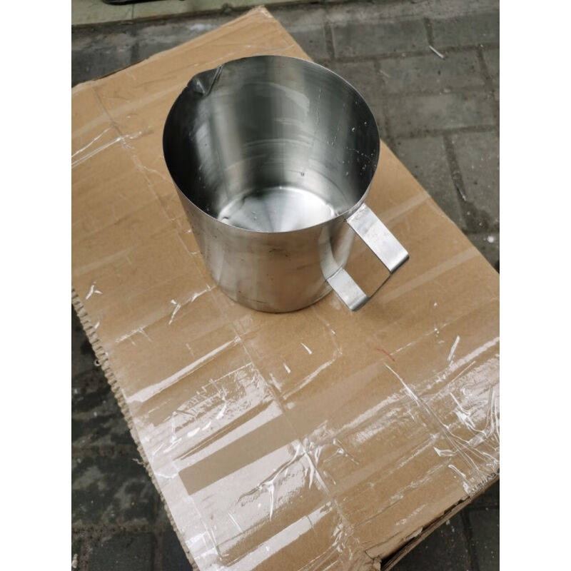 新品316L不g锈钢烧杯量杯实验室杯无缝漏斗一体式量筒大号2L带嘴(