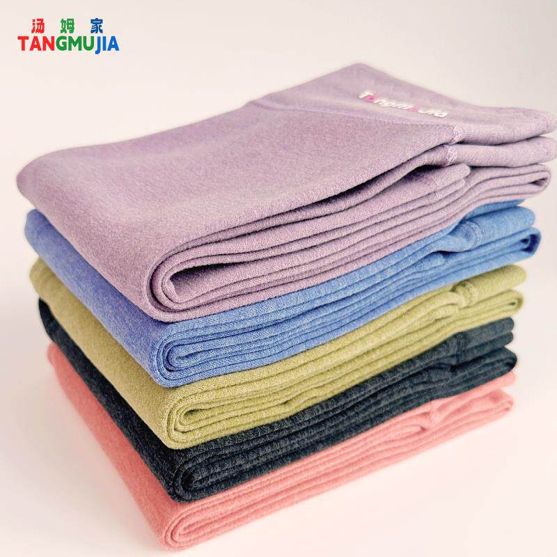 极速儿童薄款卫生裤女童高腰内搭裤男童秋冬内搭棉V毛裤深裆护膝