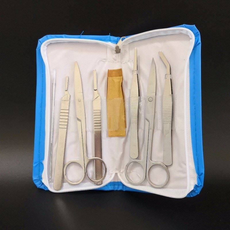 极速7pcsSet Dissecting Anuimal Dissection Kit Taxidermy Set