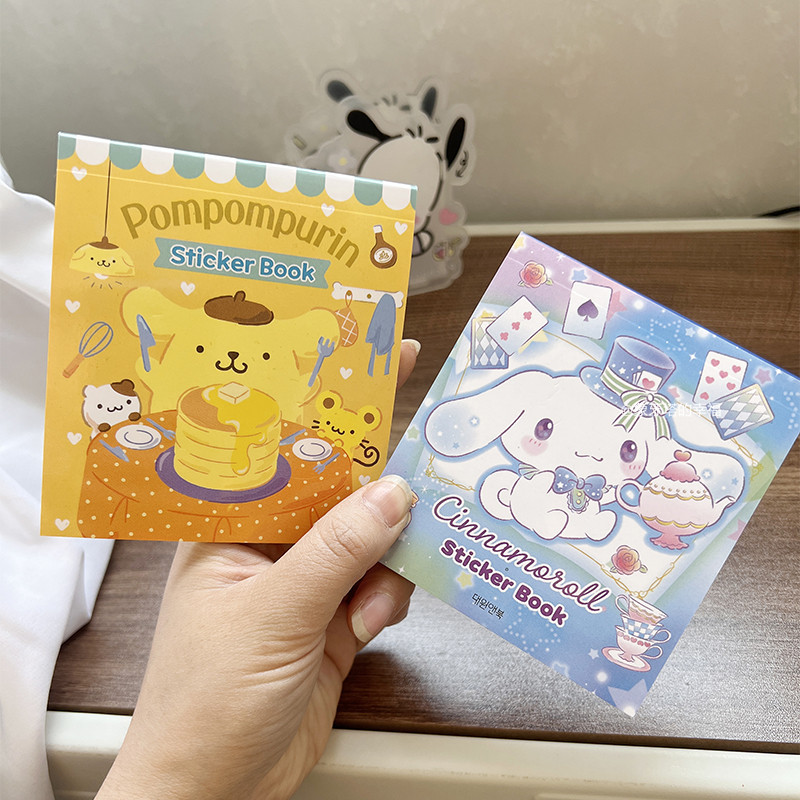 新品日系可爱卡通少女心手账本笔记装饰自粘M贴画本创意DIY相册贴