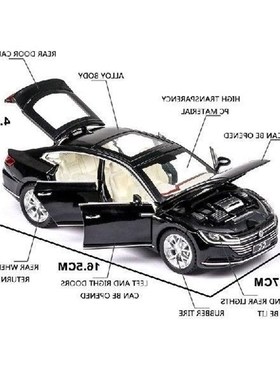 极速1:32 Volkswagen-CC Arteoxn Car Model Alloy Car Die Cast
