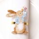 Patterrn Rabbit Easter Napkin Rustic 极速3 Buckle Pcs