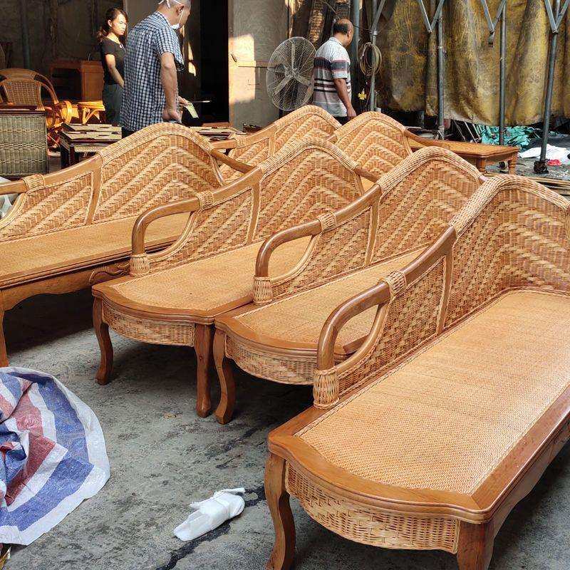 藤贵妃椅太妃椅单人休闲中式简约藤编贵妃榻懒人沙发椅睡床美人榻