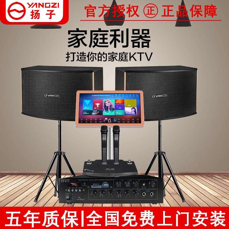 家庭ktv音响套装卡拉ok机家用K歌触摸屏会议12寸音箱舞台点歌机