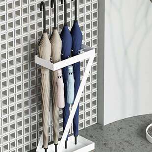 入户门窄款门口边家用雨伞收纳架子桶商用高档不锈钢放伞置物架