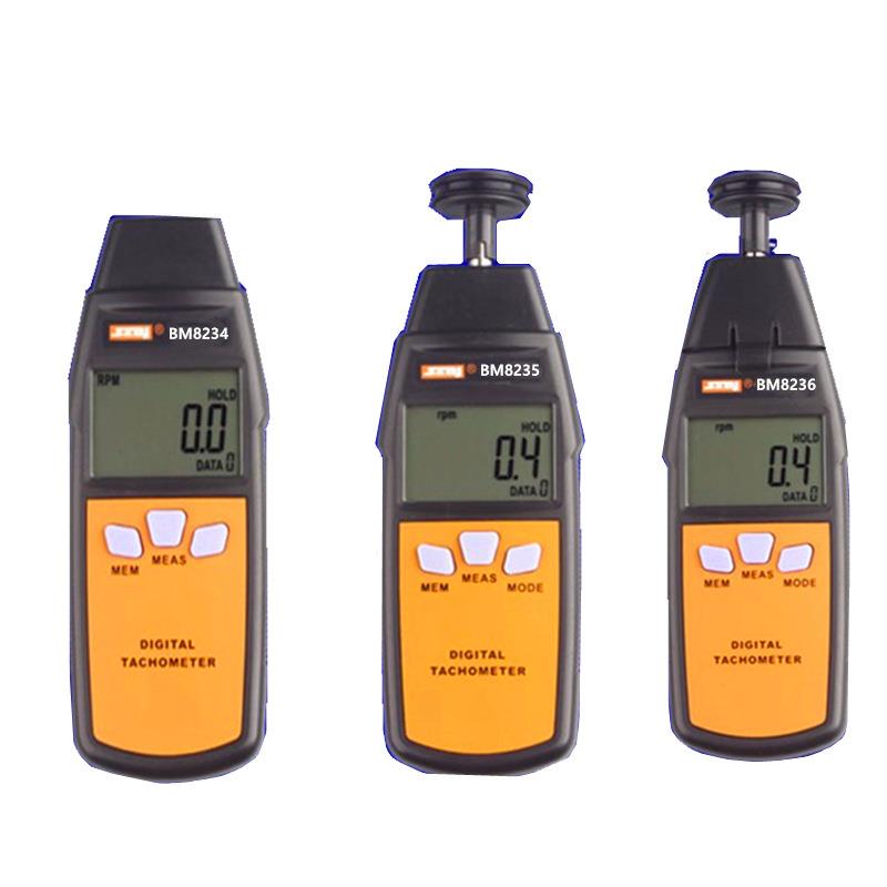 滨江BM8234/8235/8236光电转速表数显测速仪线速度测量接触非接触