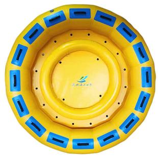 水上乐园设备专用充气耐磨皮筏艇充气六人皮筏多人圆形滑水圈