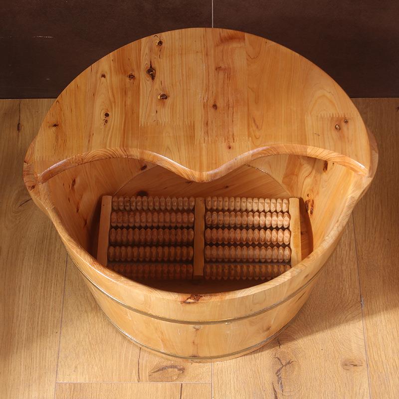 浴足桶足浴桶成人泡脚桶按摩脚盆洗脚盆木盆香柏木加厚