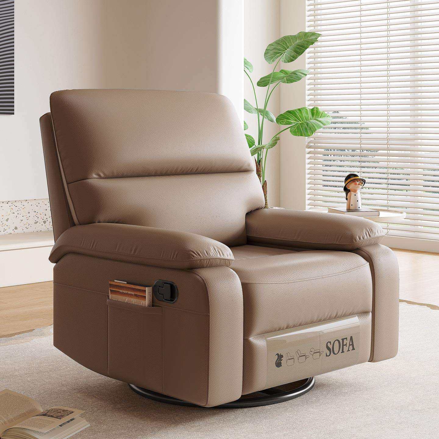 旋转多功能单人沙发椅客厅太空头等沙发舱可睡可躺按摩懒人摇躺椅