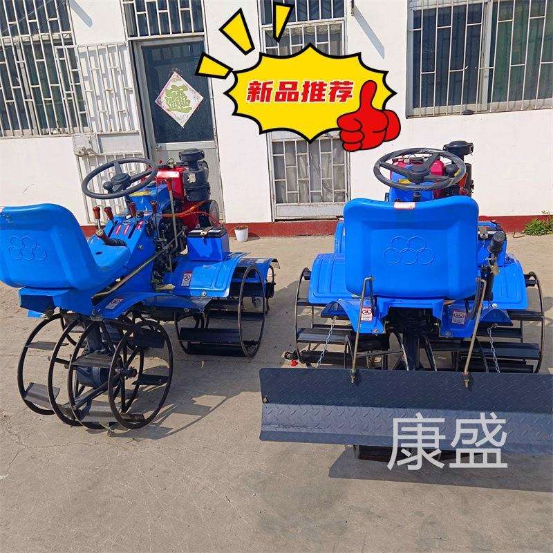 新款柴油小四轮打田机多功能乘坐式耙田微耕机价格低