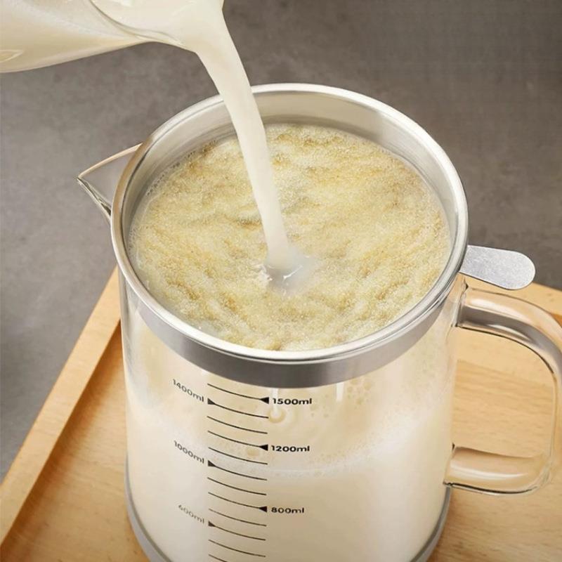 家用豆浆过滤神器超细过滤网筛304不锈钢滤渣壶隔渣杯豆浆机专用