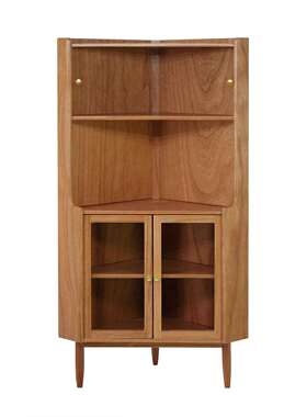 红樱桃木角柜/置物柜6分blytheob11小布bjdgsc娃屋模型