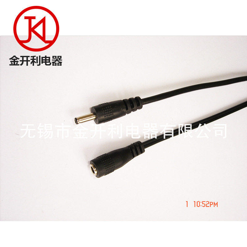 DC3.5*1.35公对母适配器线
