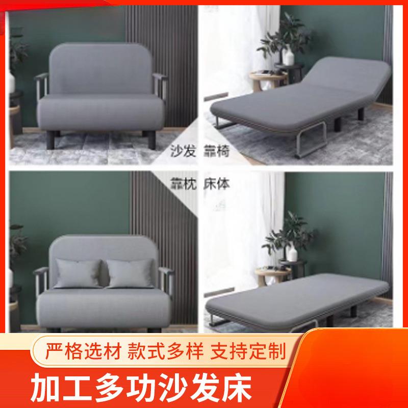 现货懒人沙发床办公室午休折叠床多色可躺可坐沙发床时尚简约沙发