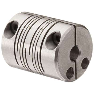 RULAND303不锈钢材质螺旋切缝弹性联轴器PCMR29-12-12-SS