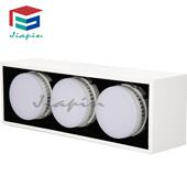 前面换灯头工程天花灯灯壳三头GX537W长方豆胆灯栅格灯