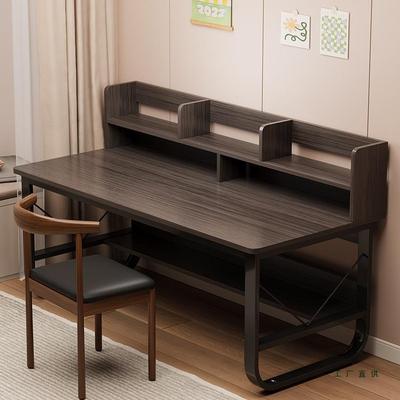 书桌书架一体电脑办公桌小户型卧室家用简约中小学生写字学习桌椅