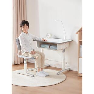 育才儿童学习桌可升降小学生家用书桌小尺寸户型简易写字桌课桌椅