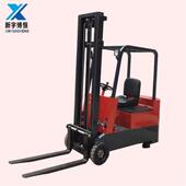 三支点平衡重电动堆高车 1吨2吨座驾式 全自动叉车 三轮电动升降机
