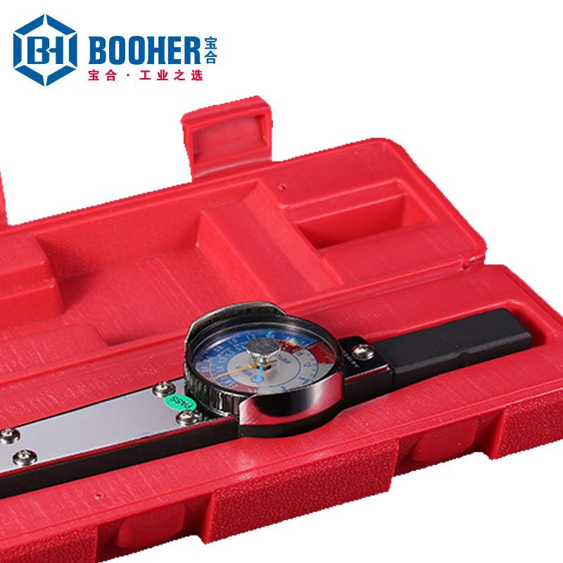 Booher宝合公英制表针式扭力扳手可换头表盘式扭矩扳手BH0107601