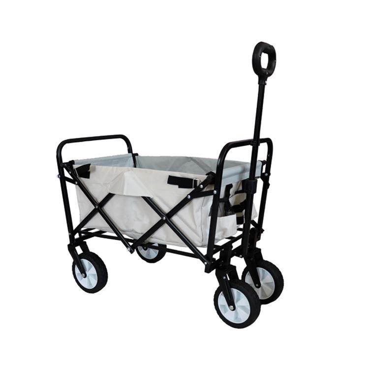 户外营地野营车小号迷你儿童折叠手拉车家庭野餐四轮推车