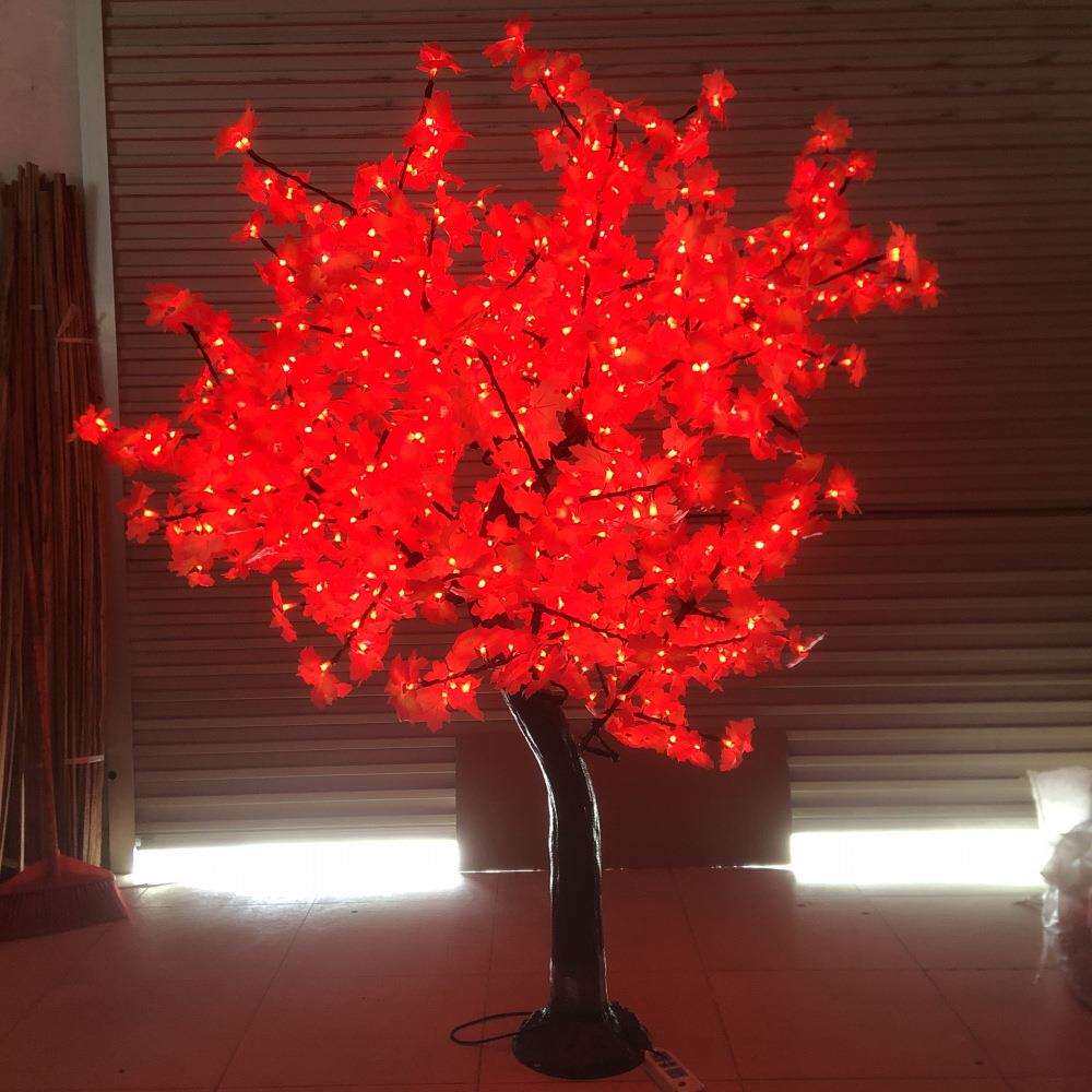 婚庆LED景观灯户外灯装饰灯亮化工程防雨仿真枫叶发光树灯庭院灯