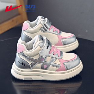 回力童鞋女童运动鞋耐脏2025新款爆款女款加绒冬鞋板鞋儿童二棉鞋