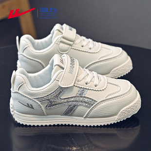 儿童德训鞋 加绒加厚白色运动鞋 2025新款 二棉鞋 子 女童冬鞋 回力童鞋