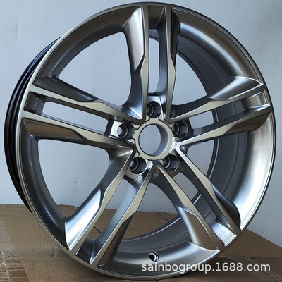 F60114 16寸17寸18寸19寸 5x112 高亮银 盛博 改装铝合金轮毂轮圈
