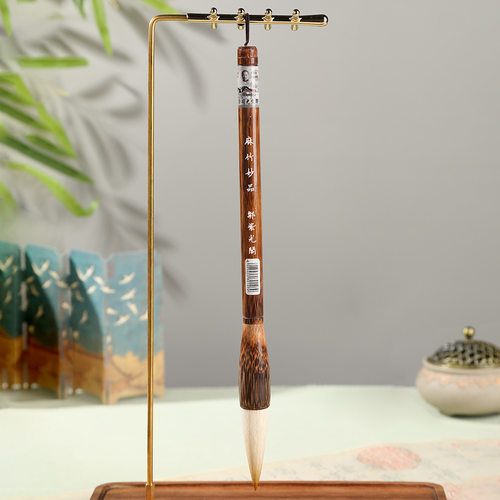 麻竹妙品毛笔现货精品大中小楷书法培训练习笔行草书横幅对联专用