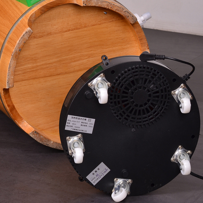 木风加热熏蒸木桶泡脚高深桶过膝盖恒温桶木质盆家用足Z浴洗脚木