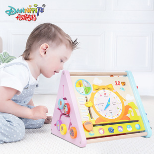 丹妮奇特多功能计算架珠算架木制九功能智慧大组合儿童玩具算盘