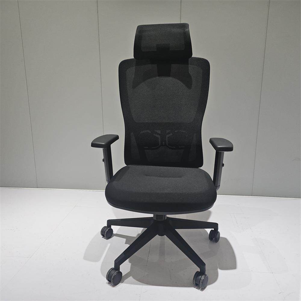 办公椅舒适可躺简约护腰转椅人体工学电脑椅升降带头枕职员椅子