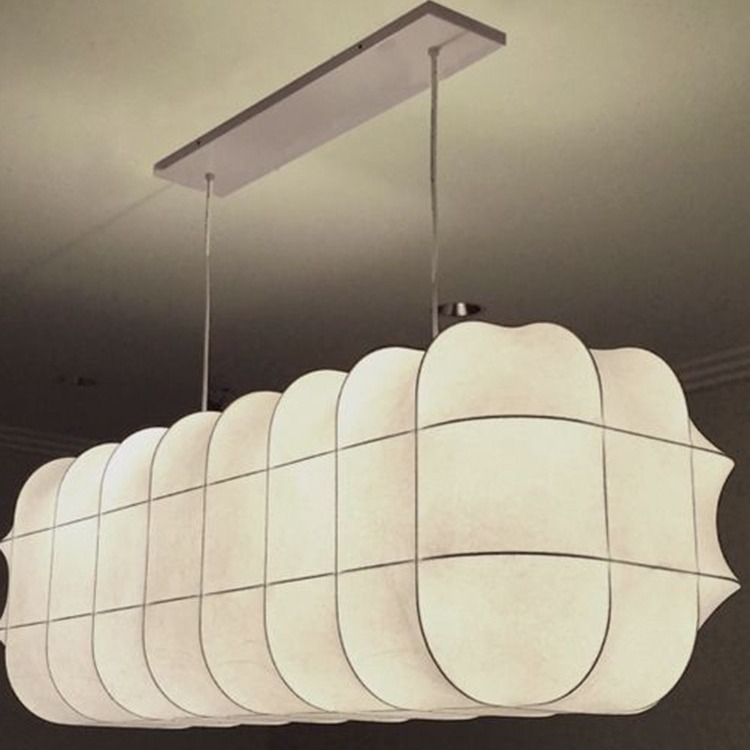 灯创意个性艺术蚕丝灯笼异形吊灯日式餐厅客厅别墅展厅工程软装灯