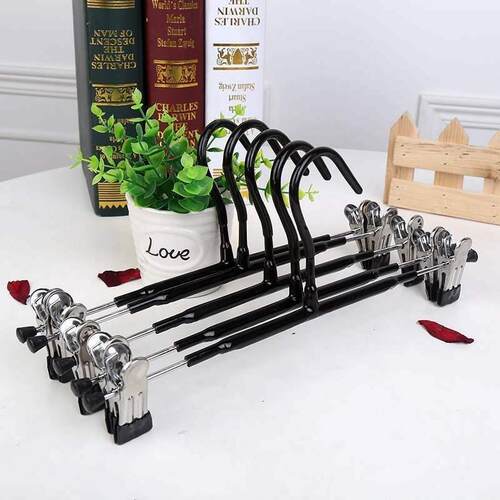 5 Hangers For Trousers Pants Clothes Hanger Holders 夹子裤架