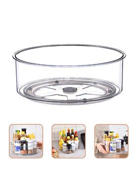 Rotating Lazy Susan Organizer Storage Tray For Kitchen/Bathr