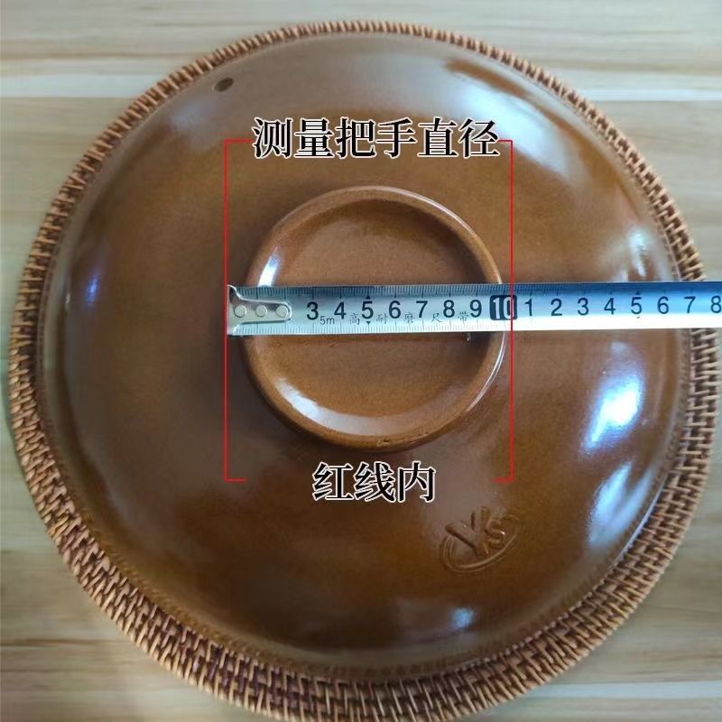 砂锅防手不锈钢加高把手防滑老式盖子配件砂锅防烫提手硅胶防