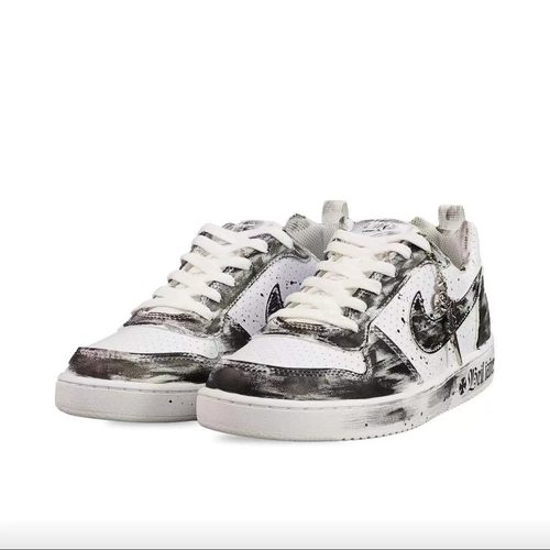 【定制球鞋】Nike Court Borough 暗影十字架 哥特 男子板鞋