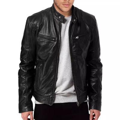 Men'sleatherjackpring