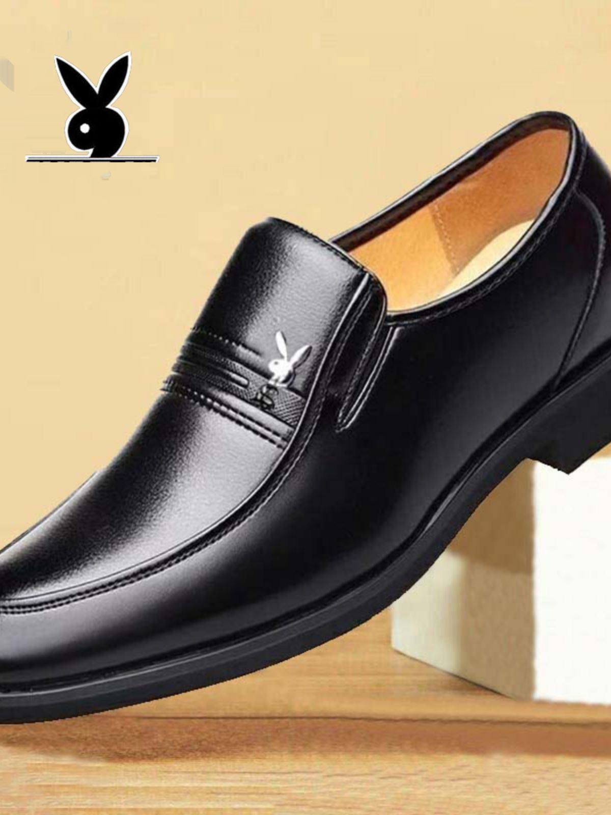 皮鞋男真皮商务正装男士中年软底牛皮爸爸鞋春秋新款2022透气男鞋