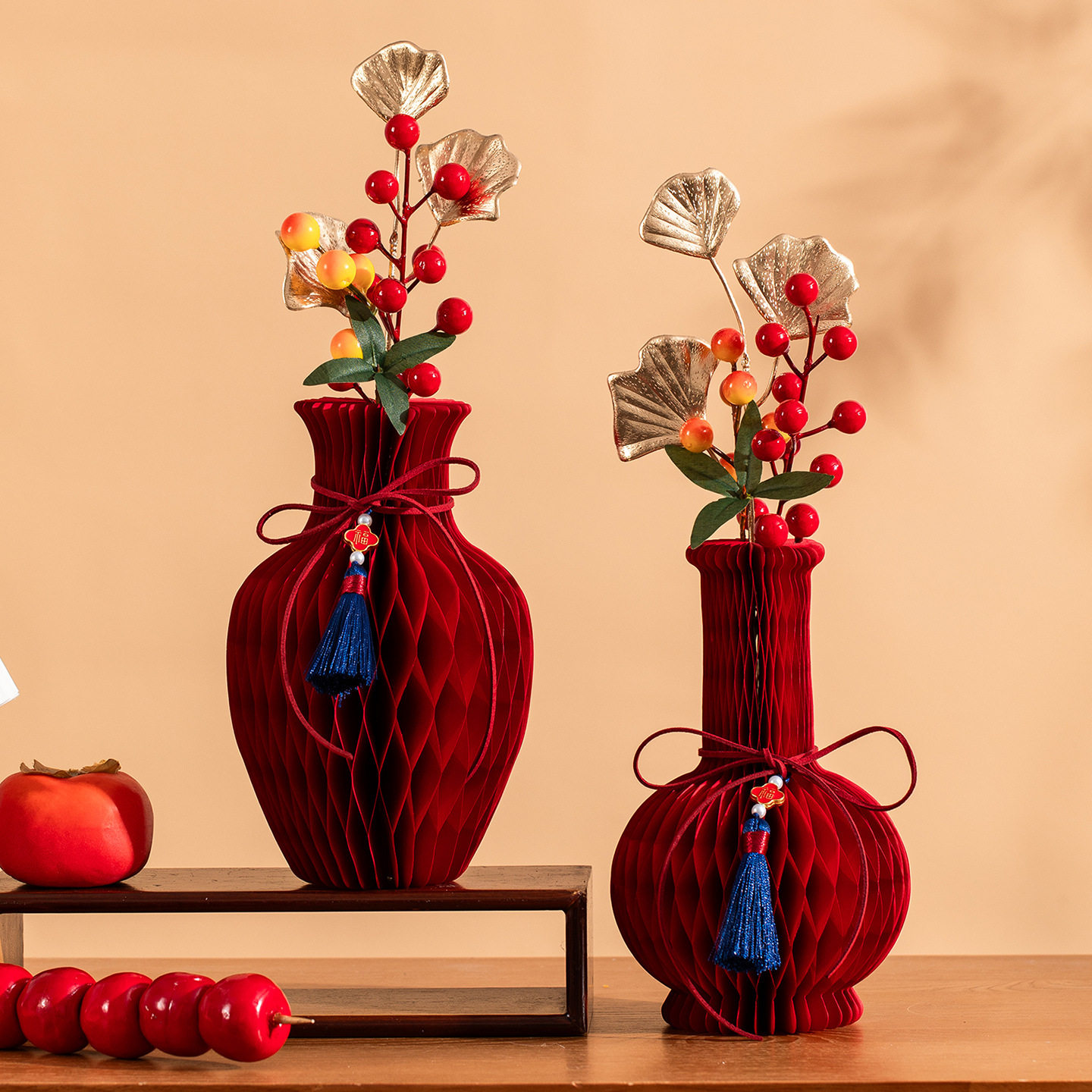 2026新年装饰蜂窝摆件创意挂饰马年春节客厅过年喜庆氛围布置用品,节庆用品/礼品,节日装扮用品,淘宝优惠券,粉丝福利购,淘宝优惠卷