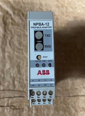 NPBA-12 正品ABB通讯模块一个，实图拍摄外壳有破损不议价