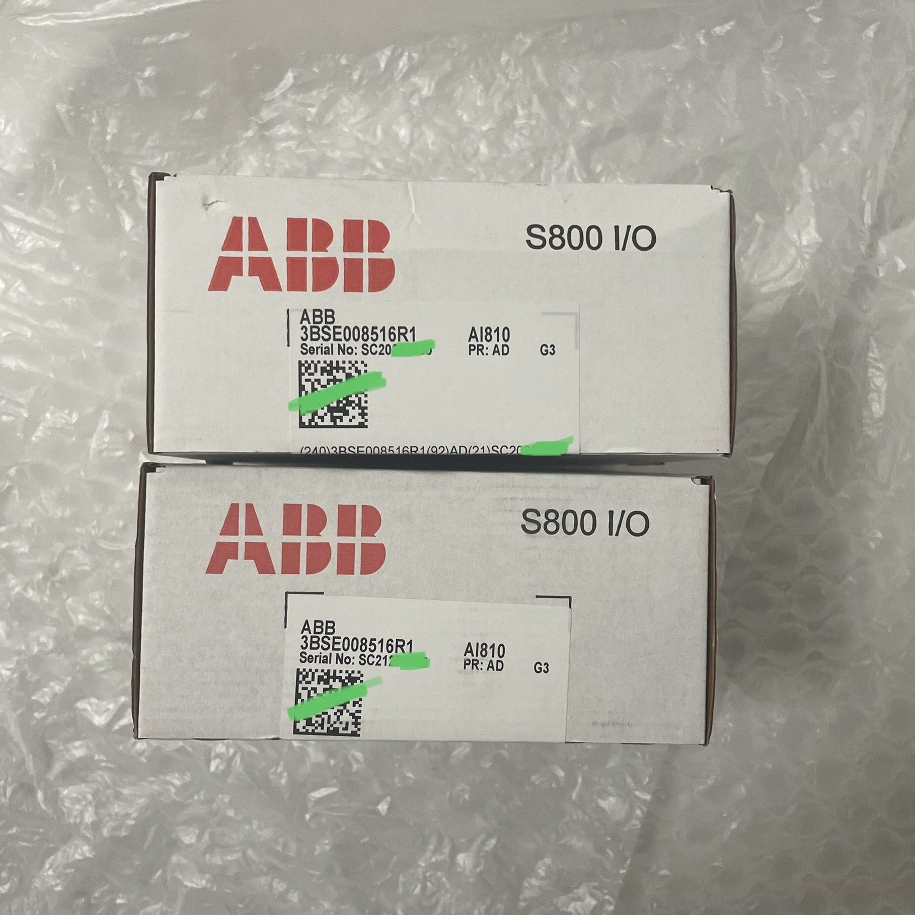 型号AI810，ABB模块，全新原装未开封，咨询议价。