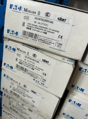 伊顿穆勒直流接触器 DILM72C  DC24V  全新正品